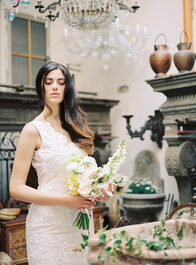 Antique shop styled shoot in Florence