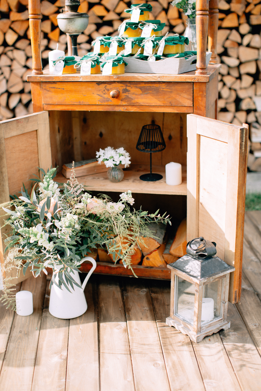 Rustic wedding with horses and owl in Dobromysli Film