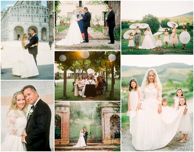 Wedding on the villa in Tuscany Film