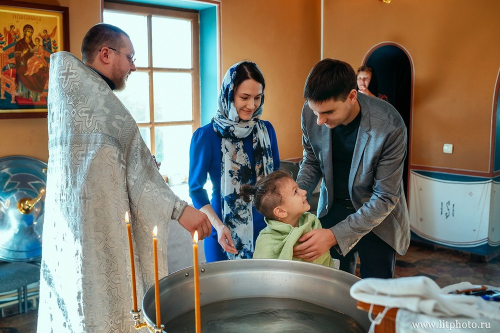 крещение взрослых детей