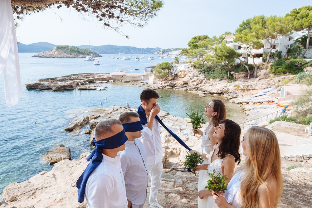 Sant Elm, Mallorca |Three couples and one ceremony