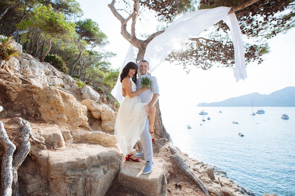 Sant Elm, Mallorca |Three couples and one ceremony