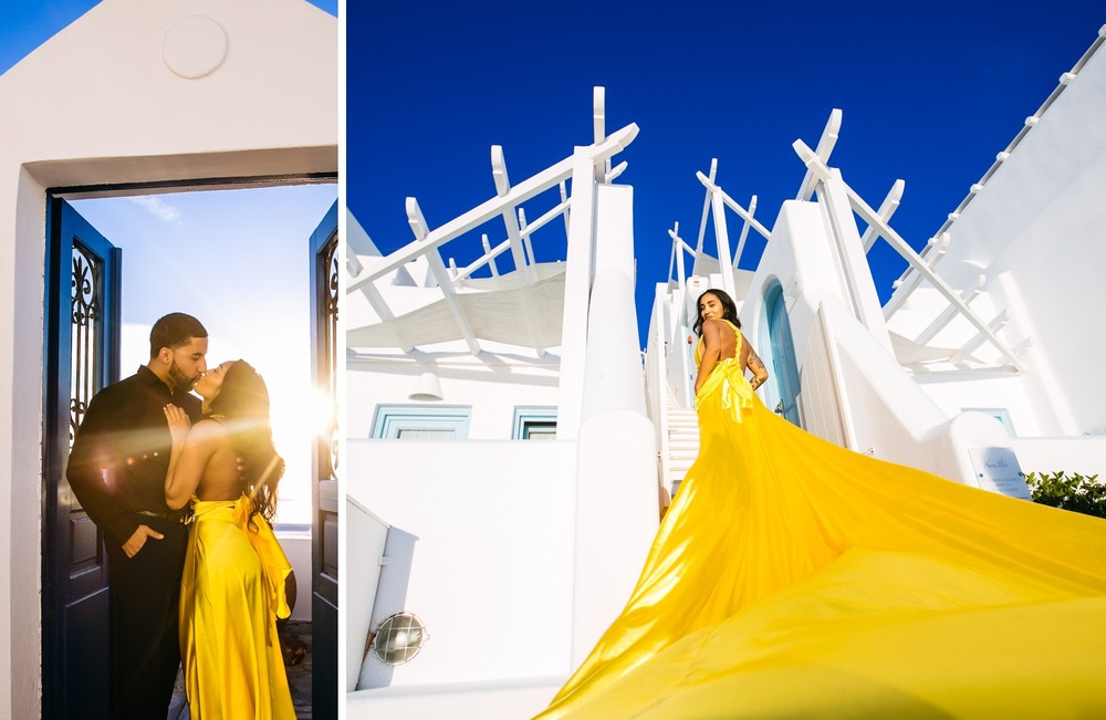 Свадебные серии - Moses+Lily (Santorini love story)