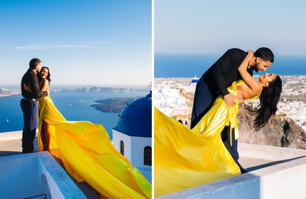 Свадебные серии - Moses+Lily (Santorini love story)