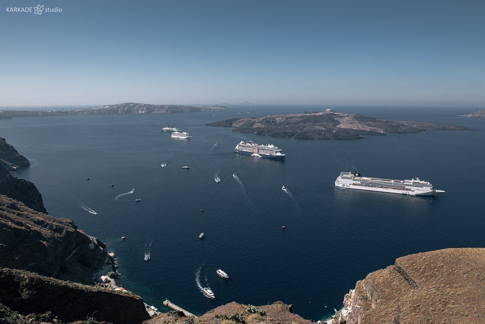 Xenia & Sergey in Santorini