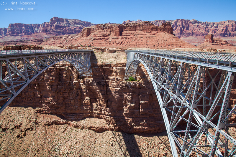 Navajo Steel Arch Highway Bridge, Arizona, USA