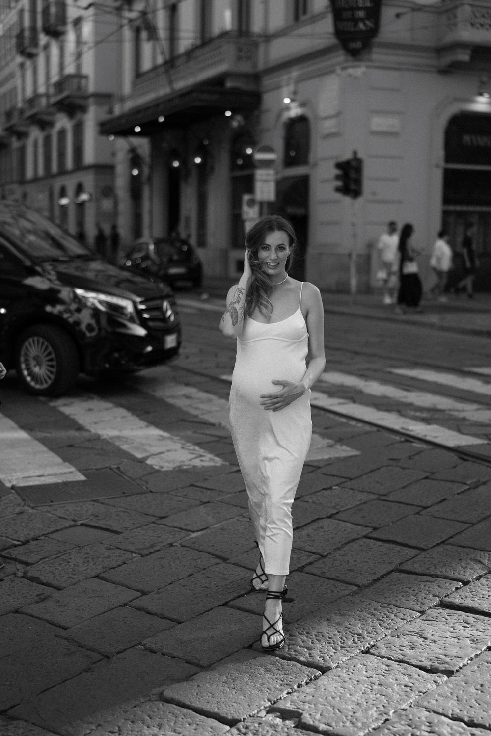 Milan maternity session