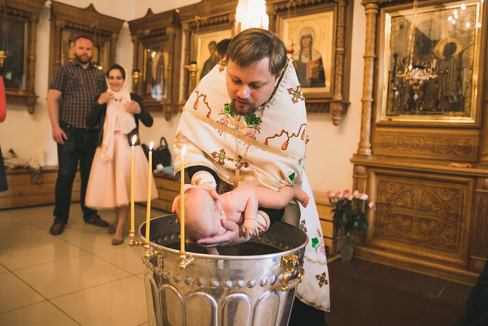 Крещение малыша - Крещение близнецов