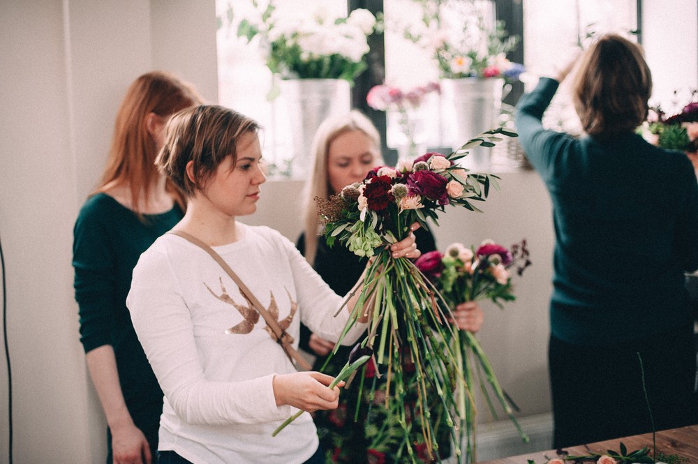 MOSCOWFLOWERSCHOOL МК на тему 