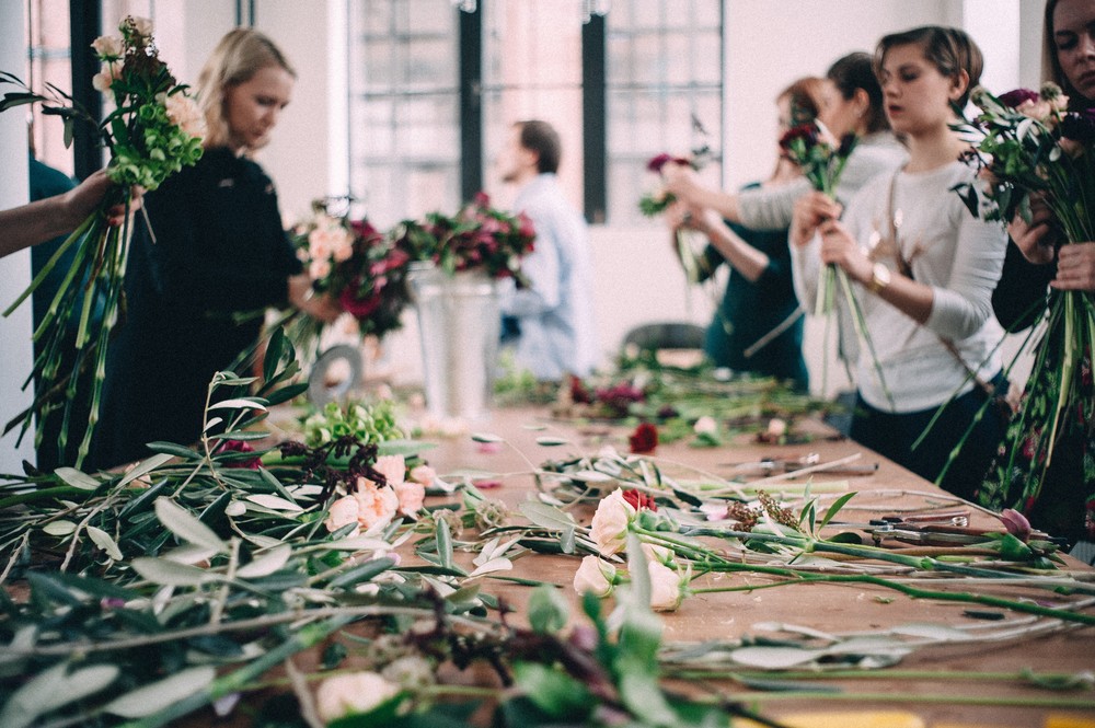 MOSCOWFLOWERSCHOOL МК на тему 