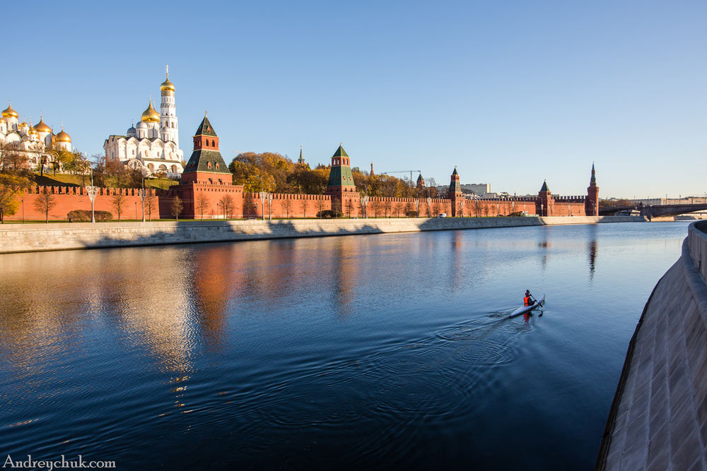 Москва-экстрим вдоль стен Кремля