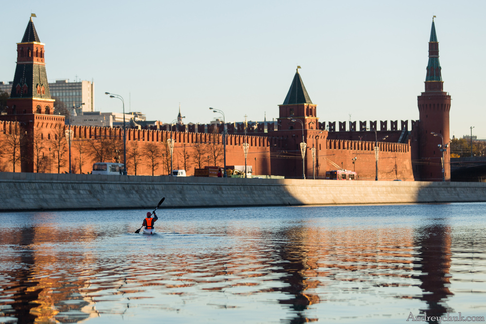 Москва-экстрим вдоль стен Кремля
