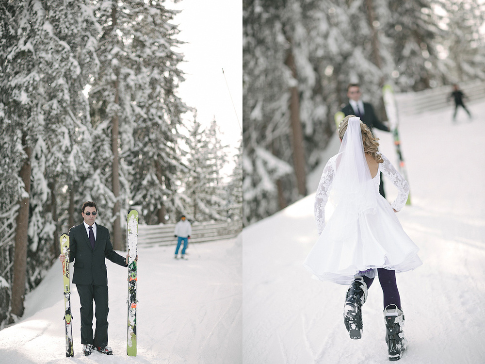 MOUNTAIN SKI WEDDING 