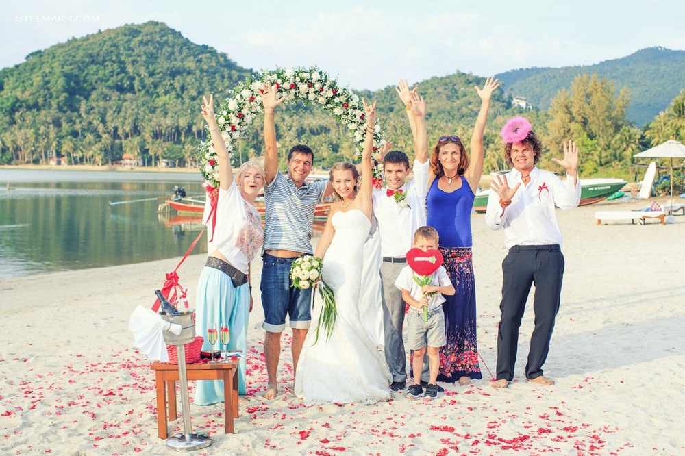 Комбинированая Тайско - Европейская свадьба