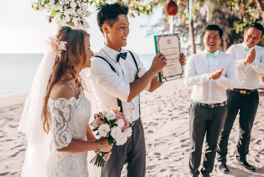 D & O Wedding ceremony on Koh Samui