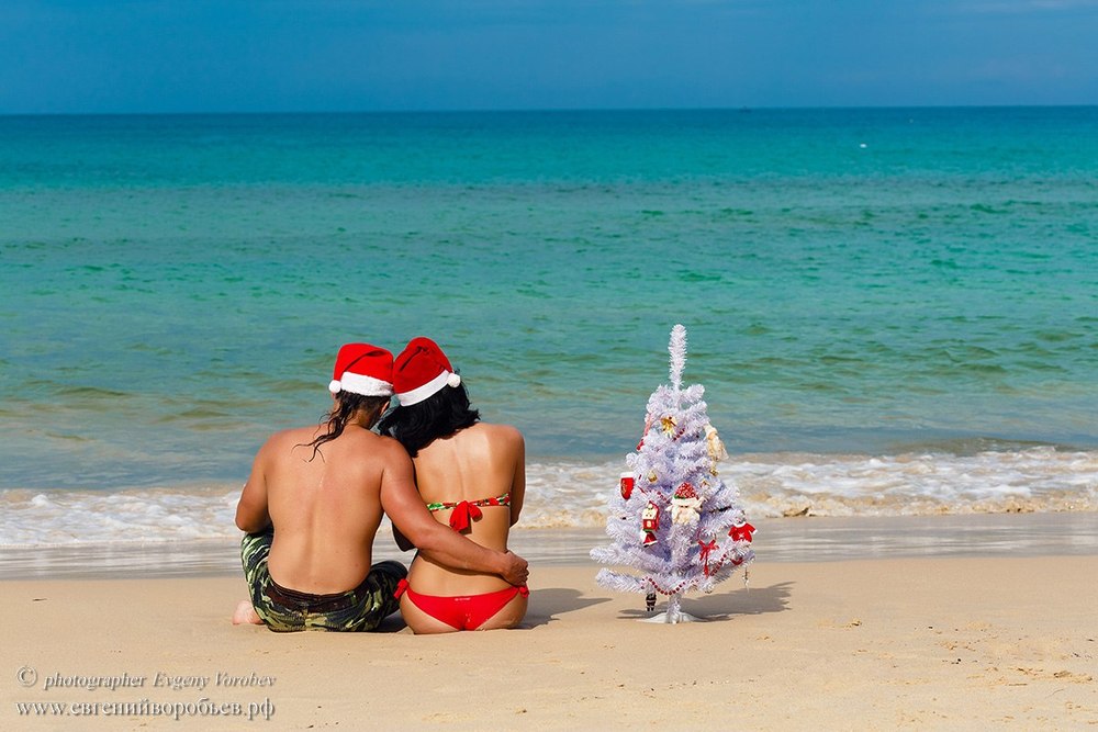 новогодняя фотосессия на Пхукете лавстори фотограф phuket пляж Патонг Карон Ката lovestory
