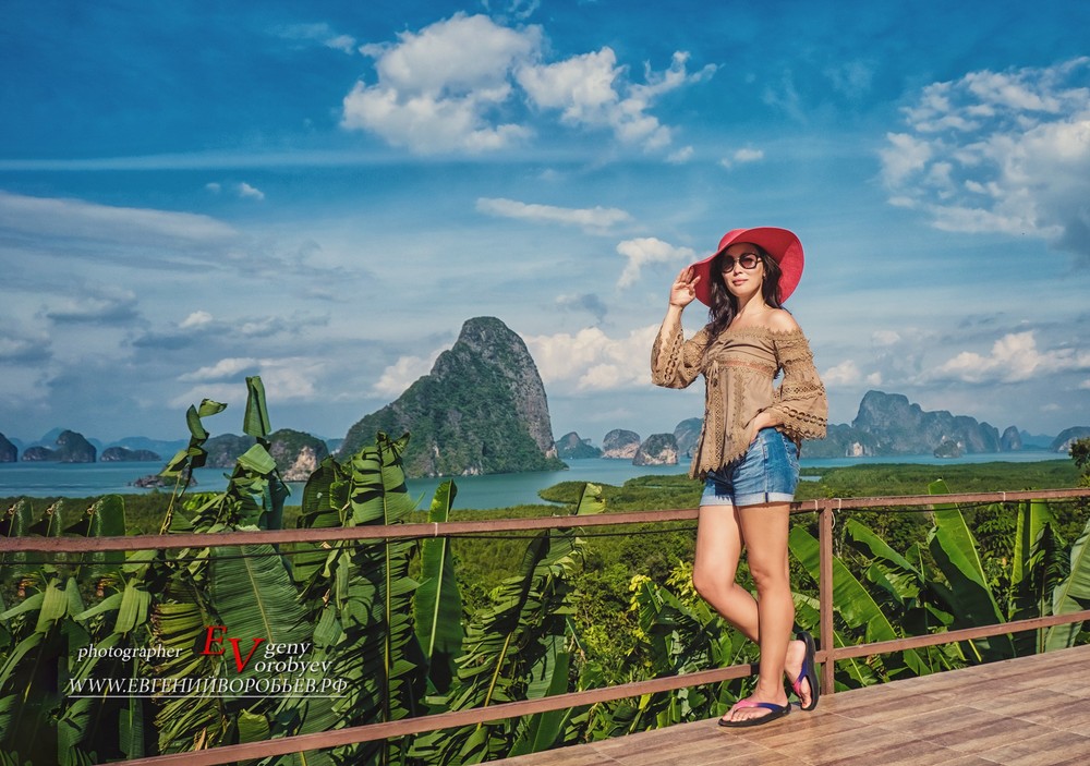 Фотосессия фотограф Пхукт Тайланд остров тропики девушка Samet Nangshe Самет Нангше