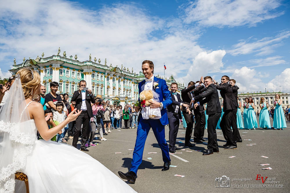 Свадьба на Дворцовой площади Спб