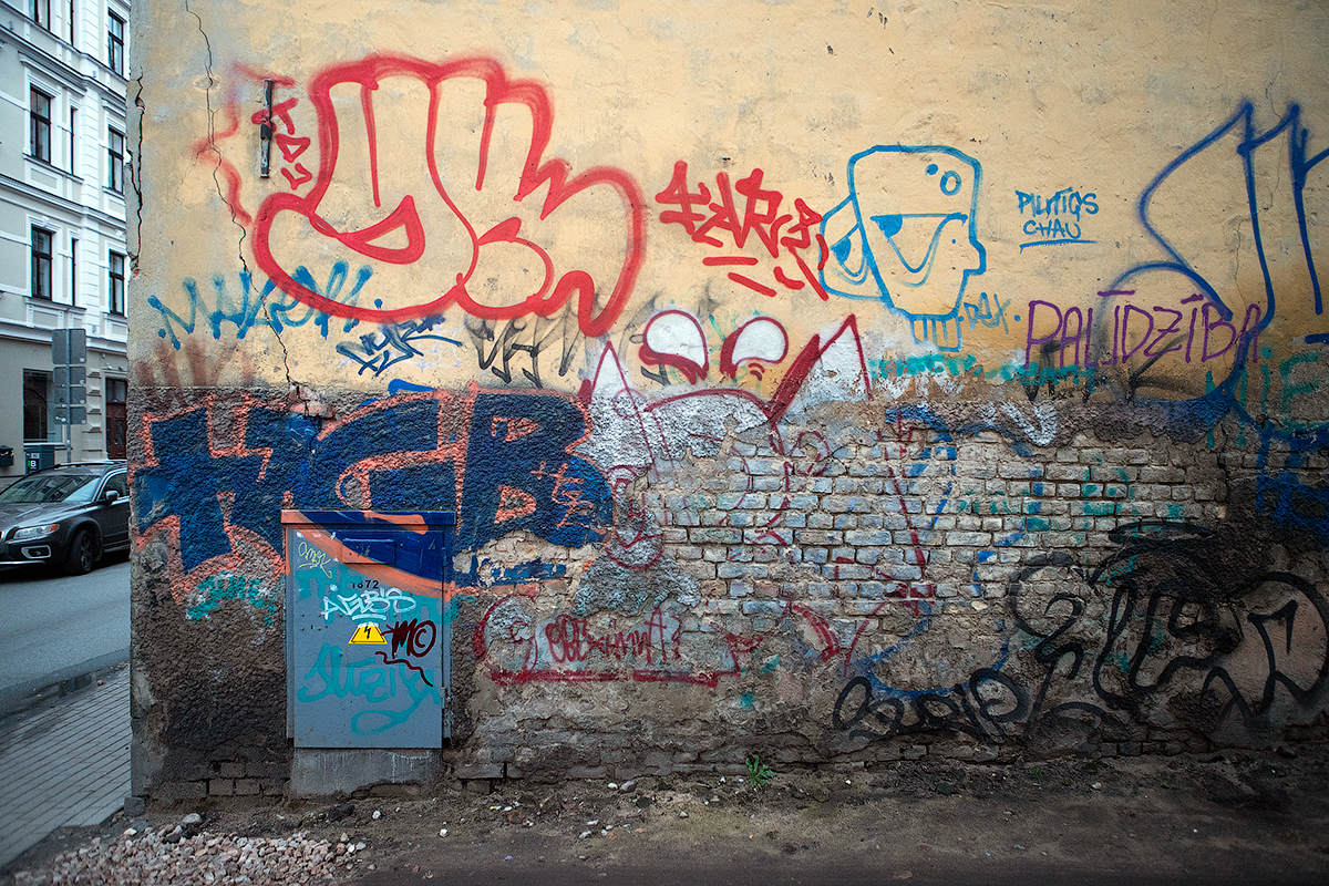 Riga graffiti and street art 2019