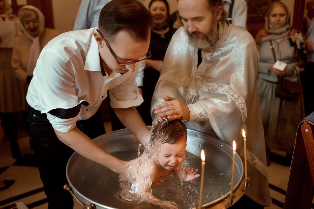 Крещение Серафимы и Марка
