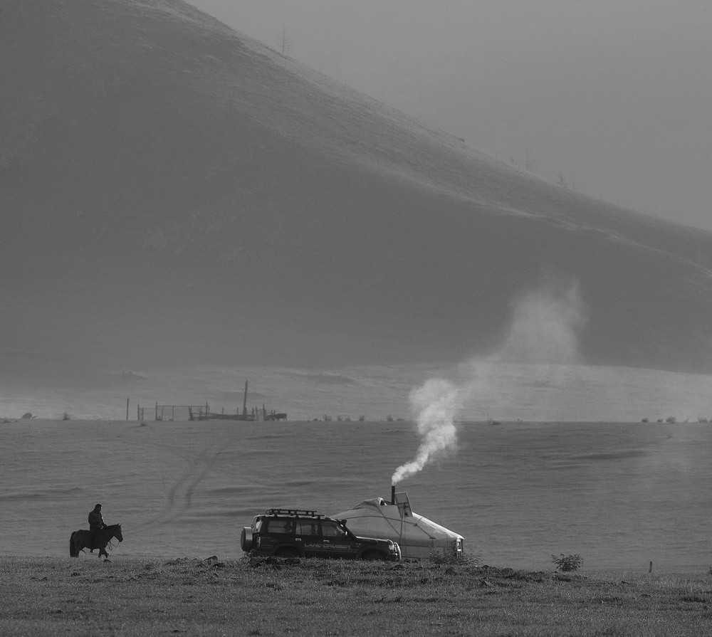 Mongolia: Black and White