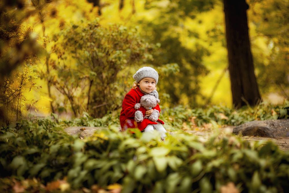 Детская фотосессия - Осенняя прогулка