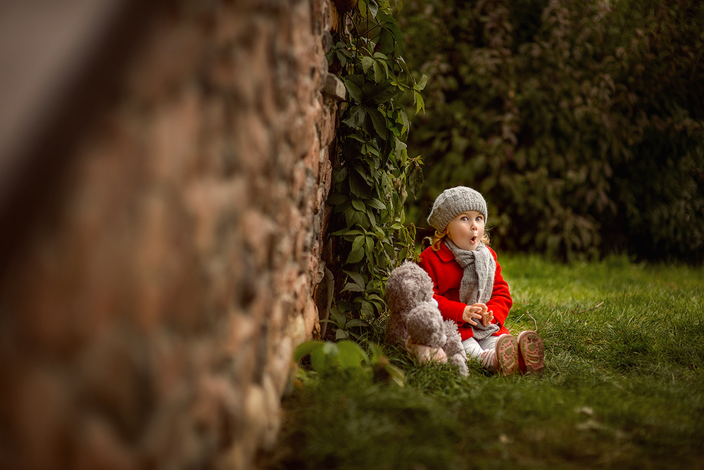 Детская фотосессия - Осенняя прогулка