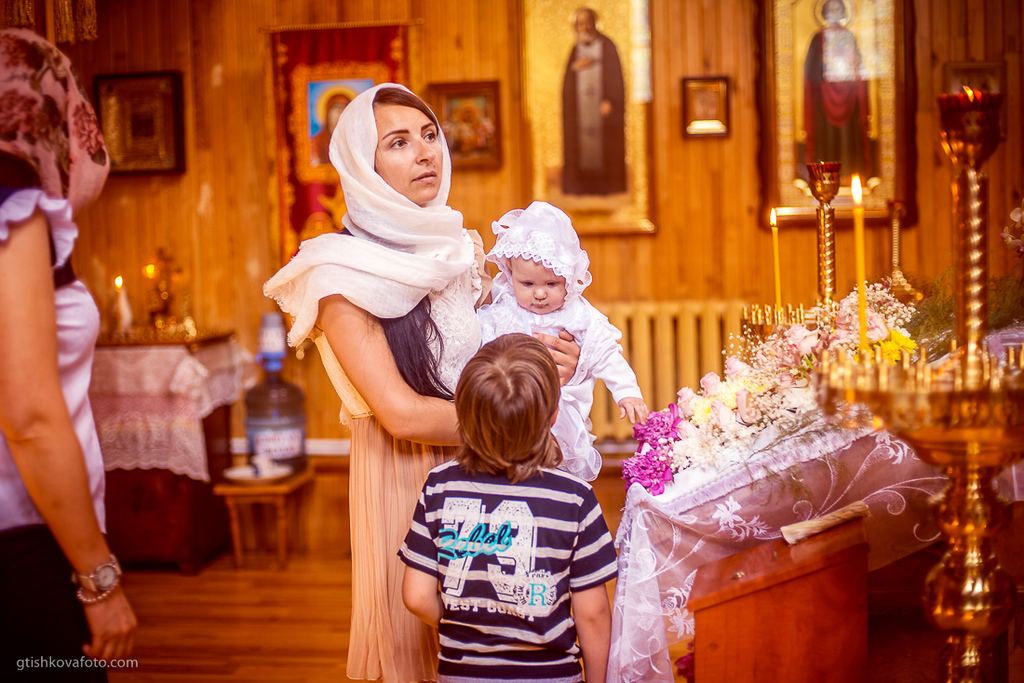 Фотосъемка крещения - Крещение Кириллы