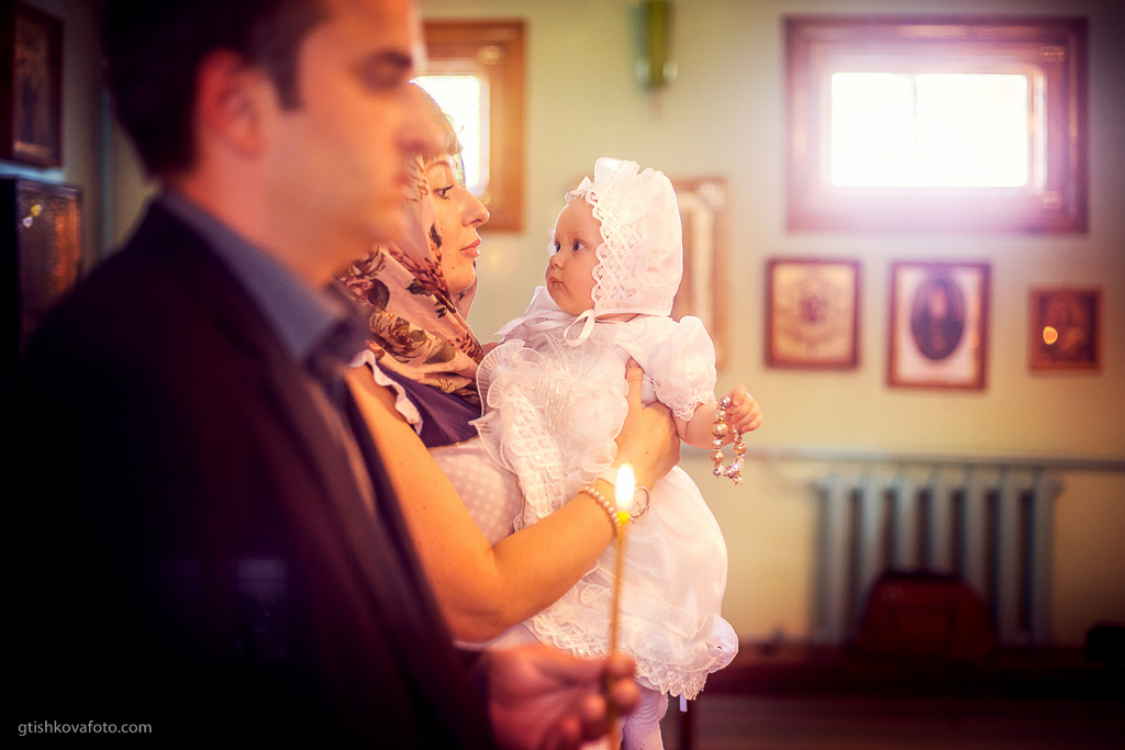 Фотосъемка крещения - Крещение Кириллы
