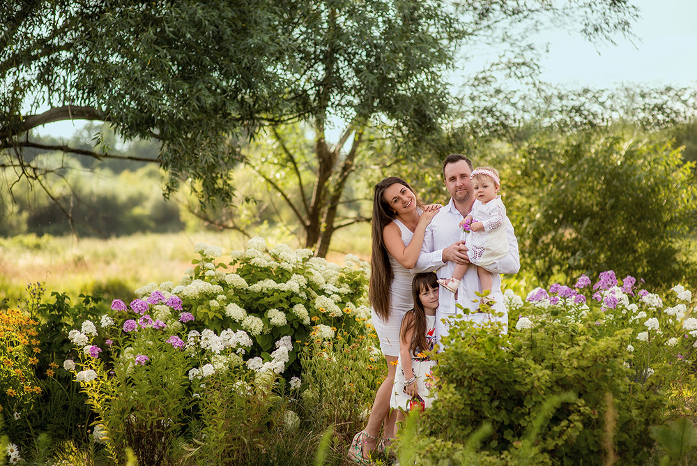 Семейные фотосессии - Катя, Яночка, Варвара и папуля
