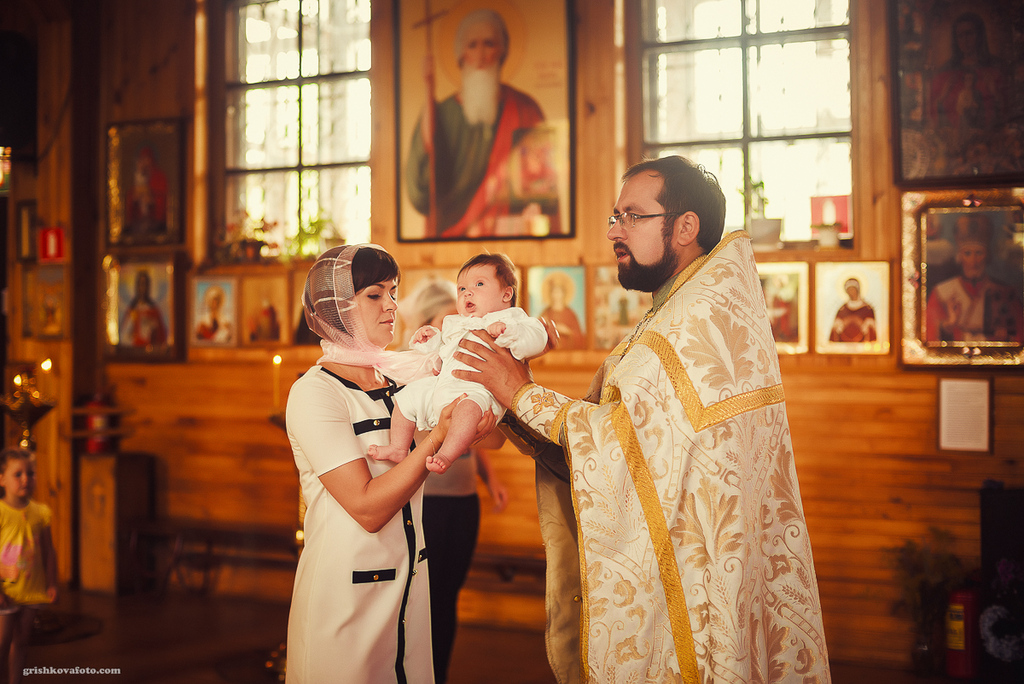 Фотосъемка крещения - Крещение Софии