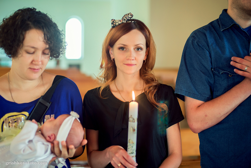 Фотосъемка крещения - Крещение Марии