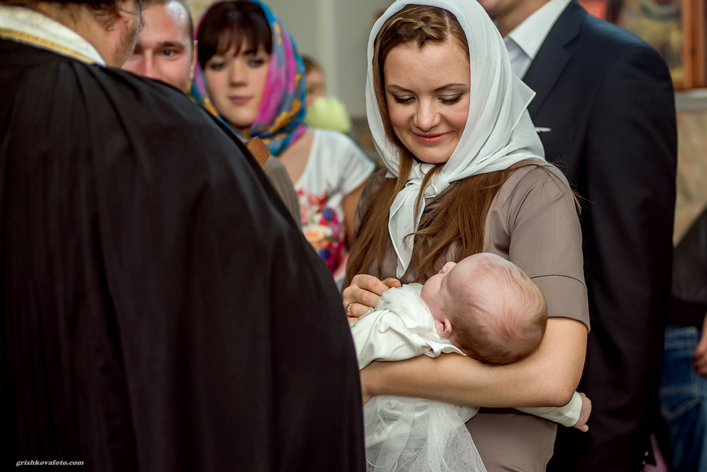 Фотосъемка крещения - Крещение Анны