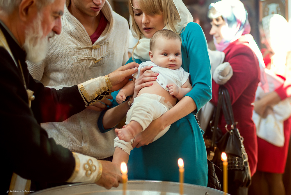 Фотосъемка крещения - Крещение Алексея
