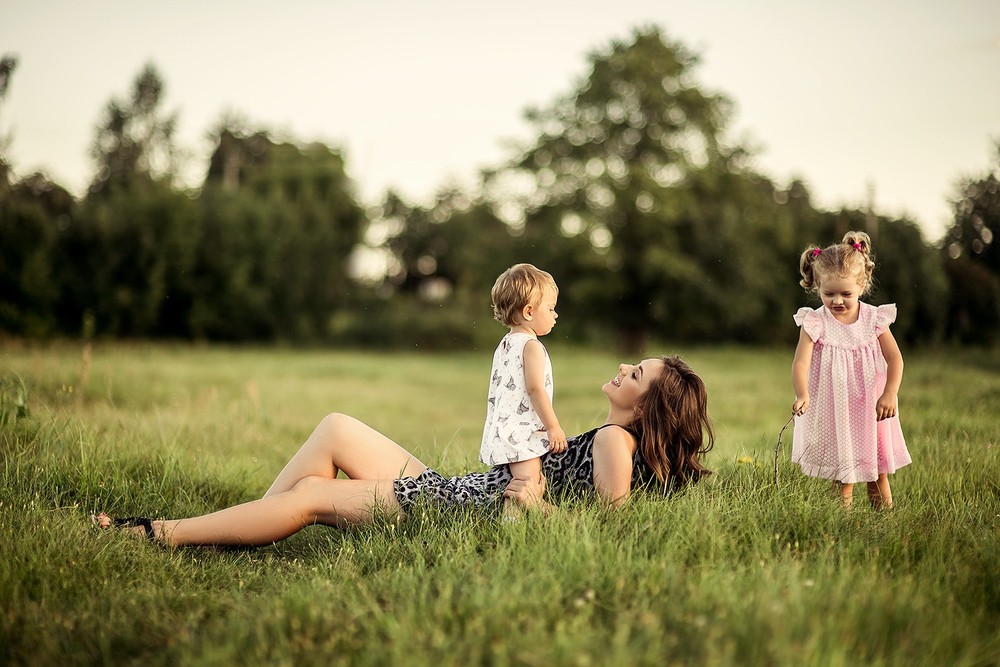 Семейные фотосессии - Мама и дочки
