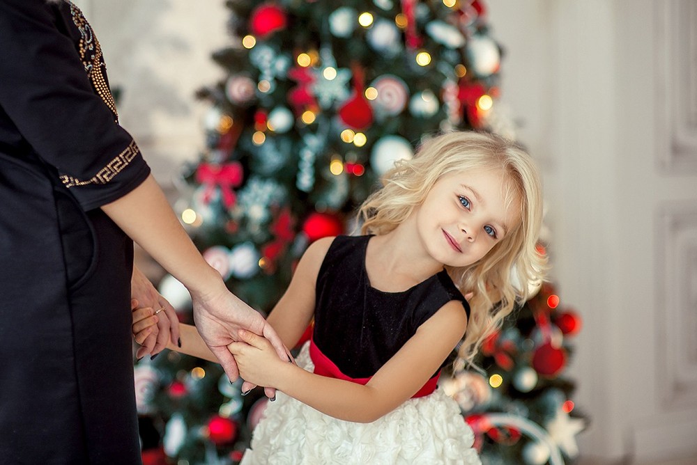 Семейные фотосессии - Новый год для Вики и дочки