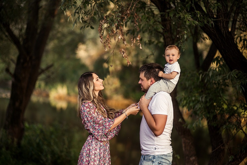 Семейные фотосессии - Мальчик Максим и семья