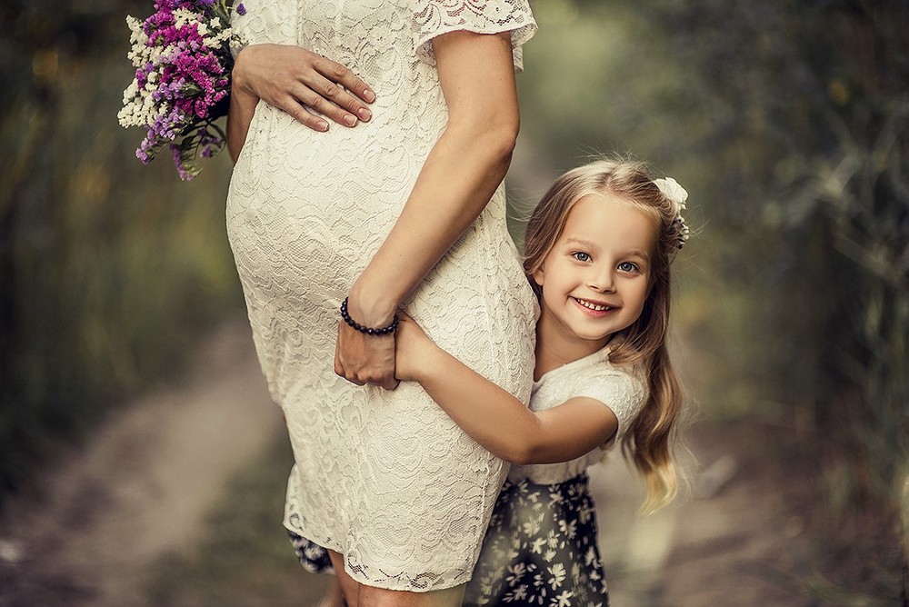 Беременные - Светлана с дочкой