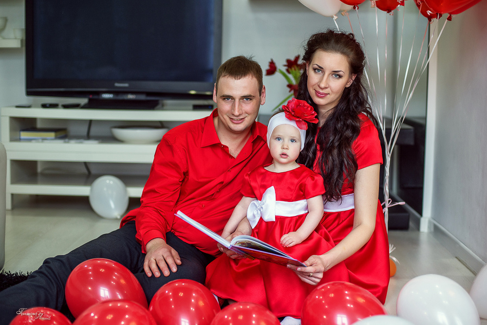 Семейные фотосессии - София и ее семья, март 2015