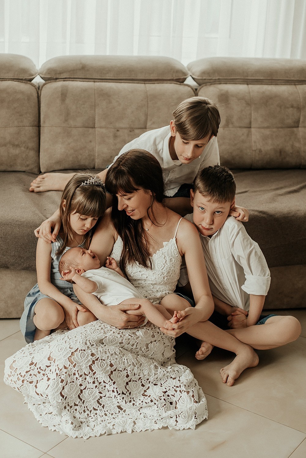 Семейные фотосессии - Домашняя фотосессия для Наташи и ее семьи