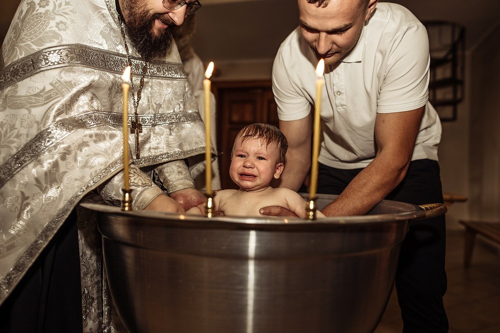 Фотосъемка крещения - Крестины в Покалюбичах