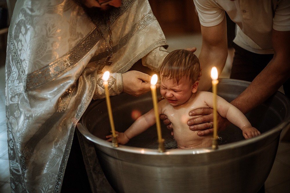 Фотосъемка крещения - Крестины в Покалюбичах
