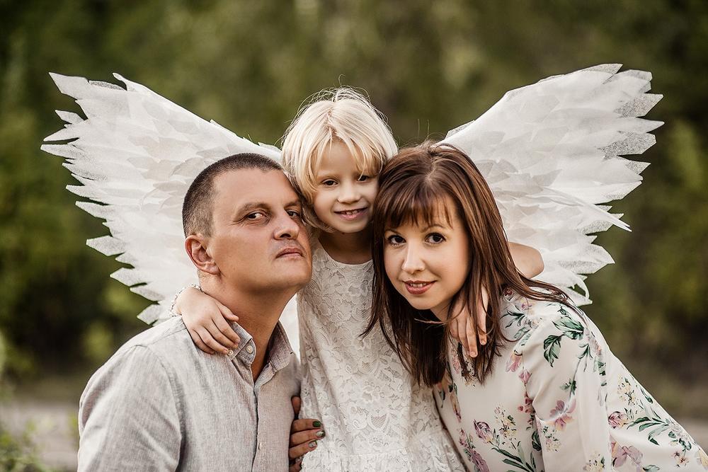 Семейные фотосессии - Ангелочек