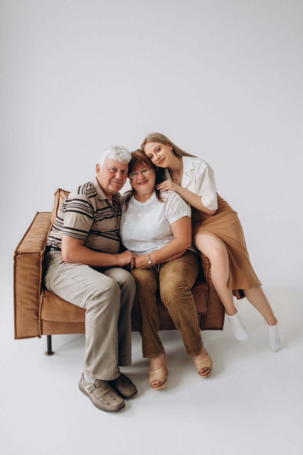 Семейные фотосессии - С бабушкой и дедушкой