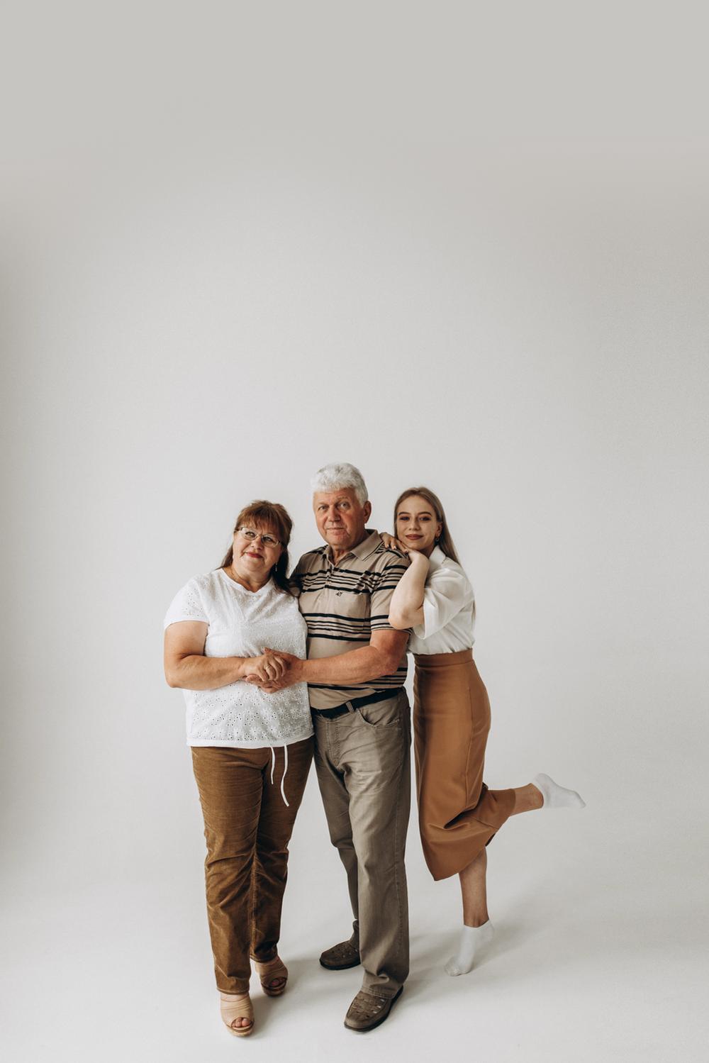 Семейные фотосессии - С бабушкой и дедушкой
