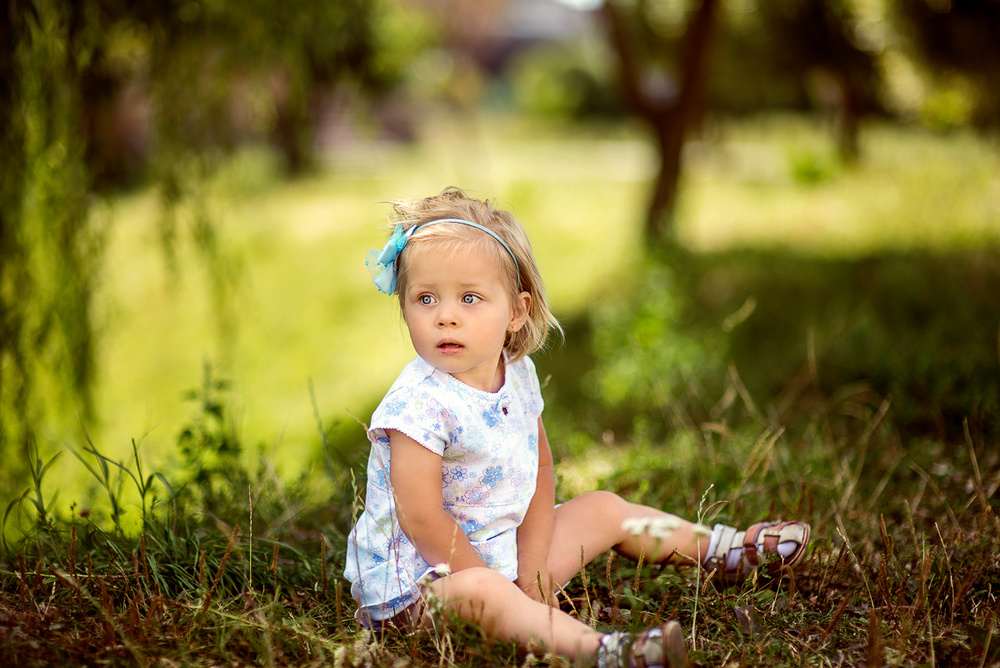 Детская фотосессия - Аня, 2 годика