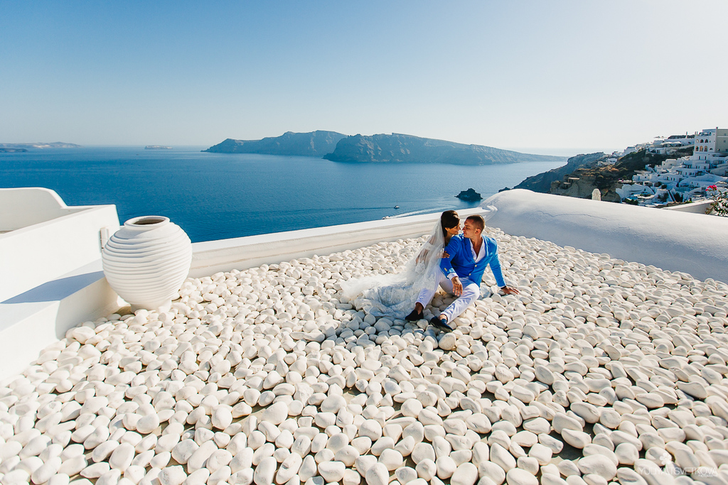 PORTFOLIO / ПОРТФОЛИО - Santorini. Olesya & Dima - фотограф санторини