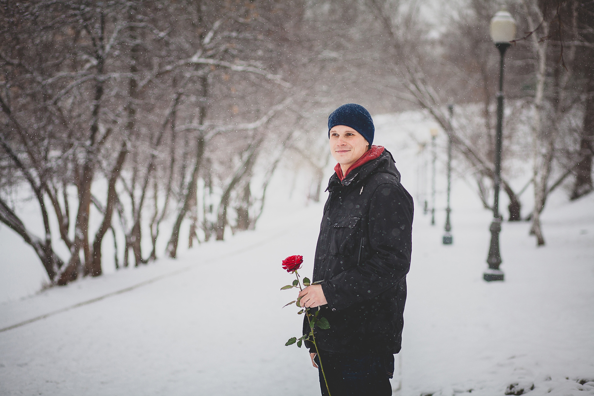 Зимняя Love Story Парк Новодевичьи пруды