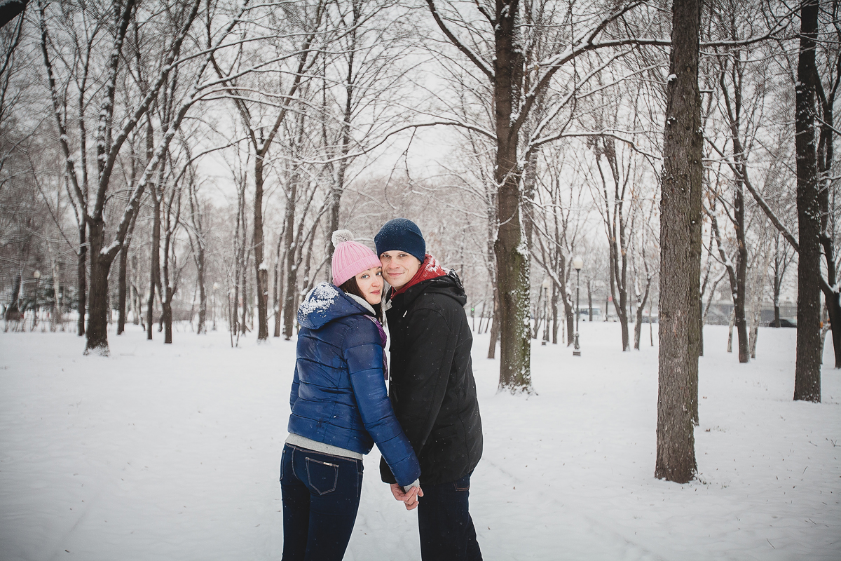 Зимняя Love Story Парк Новодевичьи пруды