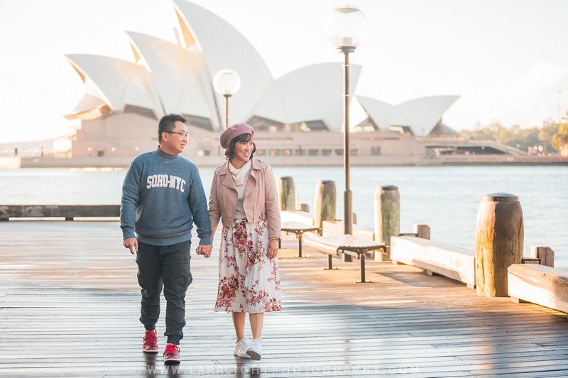 HOLIDAYS | Rudy and Yuliana | Sydney Opera House, Harbour Bridge and The Rocks Holiday Photoshoot